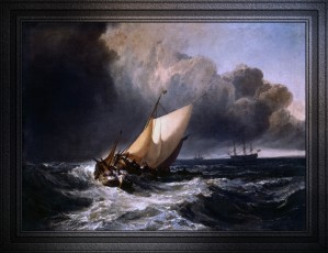 Dutch Fishing Boats In A Storm by Joseph Mallord William Turner